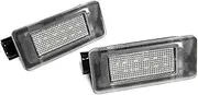 FIQOME 2x LED Licence Number Plate Light White Canbus, for 2017+ Duster MK II Serena C27 2021+, for Qashqai, J12 Car Number Plate Led Light