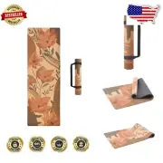 Eco-Friendly Cork Yoga Mat with Natural Rubber Base - Extra Size & Grip