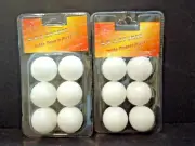 Ping Pong Table Tennis Balls 2 Sets of 6 Balls