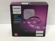 Philips Hue 6.6' LED Smart Color Strip Light Starter Kit Hue Bridge 80" 555342