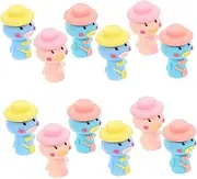 PLAFOPE Animal Pen Set Pencil Extension Rods Caps Diy Stationery Extend Pencil Life Safe for School