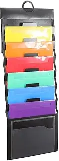 HOODANCOS Expanding File Organizer Bag Wall Mounted Document Storage with File Pouch for Papers for Office and Home Use