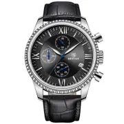 By029 Business Men 3Atm Waterproof Luminous Display Calendar Quartz Watch