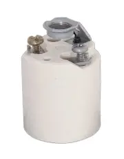 B&P Lamp® Porcelain Fixture Socket W/Detachable Hickey