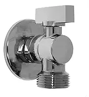 Device Valve / Angle Valve / Outlet Valve with Backflow Preventer 1/2 Inch to 3/4 Inch