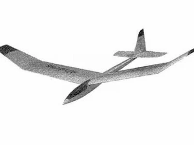 Albatross Sailplane Glider 98" Span R/C Model Airplane Printed Plans & Templates