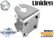 UNIDEN GLOSSY MIRROR MOUNT BRACKET WITH CABLE SLOT ANTENNA CB UHF AERIAL MMI-01