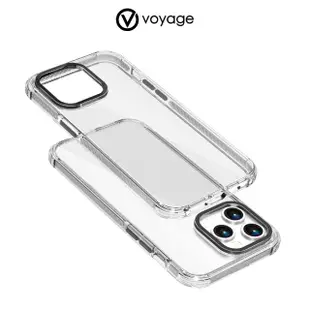 【VOYAGE】iPhone 15 Pro 6.1 超軍規防摔保護殼-Pure Tactical 黑(環保塑料 兩年抗黃保證)