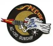 NAM USAF 16TH SPECIAL OPS SQN AC-130 GUNSHIP SOS SPECTRE VIETNAM AC-130 PATCH
