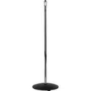AtlasIED MS-12C Low Profile Round Base Mic Stand - Chrome