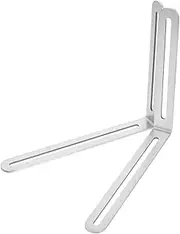 GETAJGHSD 2pcs Stainless Steel Corner Code Adjustable Right Angle Brackets Trailer Corner Brackets Right Angle Corner Stainless Steel Brace L Brackets