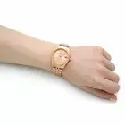 Women's Fossil Mini Three-Hand Date Rose Gold-Tone Stainless Stel Watch ES4898