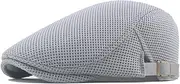 [YianBestja] Unisex Summer Peaked Cap Men Women Breathable Summer Mesh Beret Hat Sun Hat Flat Cap Beret Hat Newsboy Flat Cap Hat Summer Hat