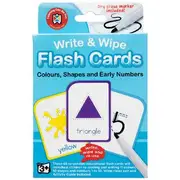 Learning Can Be Fun Write & Wipe Colours, Shapes and Numbers