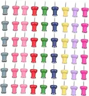 BUTIFULSIC 150pcs Colorful Push Pins for Bulletin Board Decorative Thumb Tacks for Notes Photos Maps and Memos for Home Office and School Use