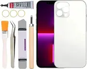 [Yuntunele] Back Covers Glass Replacement for iPhone 13 Pro Max All Carriers with Professional Tool Set (White)