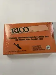 RICO BARITONE SAXOPHONE SAX REEDS (25 REEDS) SIZE 1.5 UNOPENED BOX