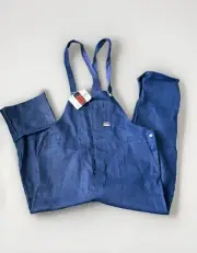 Vintage Deadstock Hard Yakka Australian Overalls Navy Cotton Drill Mechanic