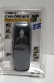 Handy Automatic Can-Opener One Touch Hands-Free Magnetic, Safe Lid Black