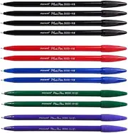 Monami Plus 3000 Office Sign Pen Felt Tip Water Based Ink Color Pen Complete Red,blue,black,green,purple Dozen Box