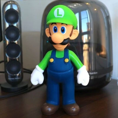 Super Mario Luigi 24cm Figures PVC Toy model for kids birthday Collectible gifts