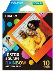 [Fujifilm] Instax Square Rainbow Instant Film 10 Pack