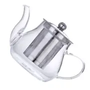 Household Kitchen Glass Turkish Pot Teapot with Infuser Large Clear