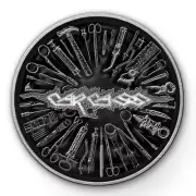 Carcass Tools Metal Pin Button Badge Official Band Merch