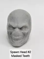 3d Printed SPAWN HEAD#2 MASKED Teeth 1:12 6" Joe Classified/Marvel Legends