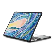 MacBook Air 13-inch (M2 - M4) Impact Case Koru Macbook Case By Ann Upton