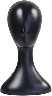 Vaguelly Plastic Mannequin Head Display Stand for Hats Wigs and Hairpieces Lightweight Portable Head Model for Styling Adornment and Makeup Practice for Hair Accessories Storage