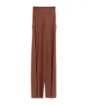 Elastic waist casual pants IT44,IT42,IT46 Brown