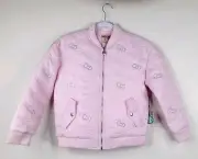 Hello Kitty Girl Bomber Jacket Especial Edition 50th Anniversary Size 11/12 Pink