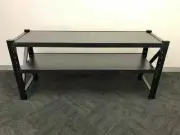 Matte Black Metal Shelving Rack Work Bench Stand Workbenches Warehouse Workbench