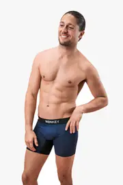 Monkey Undies Men's Navy Blue Bamboo Boxer Brief