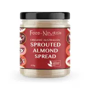 Food To Nourish Sprouted Almond Spread | 200g / Almond
