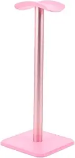 SHINEOFI Headphone Stand Headphones Hooks Headset Headphone Desk Hanger Headphone Decoration Headphone Mount Desk Mount Holder Hook Under Desk Headphone Hanger Headphone Wall Mount 1 Pink