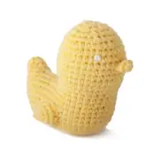 Yellow Duck Crochet Doll Handmade Amigurumi Plush Toy VAC