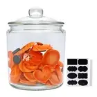 1 Gallon Large Glass Canning Jar for Cookie Candy Spice Food Storage Container