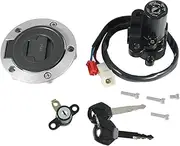 Ignition Switch for XT660 for XT660Z for Tenere MT03 YZF R6 R6 R1 XJ6 Motorcycle Ignition Switch Seat Lock Key Fuel Cap Motorcycle Ignition Switch Lock