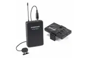 Samson Go Mic 9.6cm Wireless Lavalier Microphone Clip-On Lapel Audio System BLK