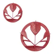 MAPLE LEAF SET OF 2 SIZES CONCHA COOKIE CUTTERS MEXICAN SWEET BREAD STAMP PR1774