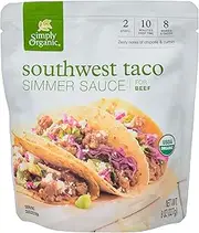 Simply Organic Simply Organic Southwest Taco Simmer Sauce 227g, 227 g