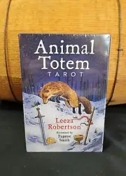 NIB. Animal Totem Tarot cards and book by Leeza Robertson. Brand New Sealed
