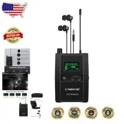 Compact PTM-10 Stereo Wireless Monitor System with LCD Display and Noise Control