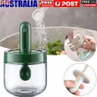 Glass Seasoning Jars W/ Airtight Lids and Spoon Spice Herb Condiment Container
