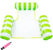 Water Hammock Lounger, Inflatable Pool Floating Bed Rafts, Swimming Chair Toys
