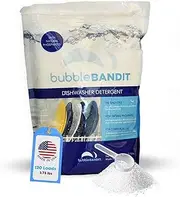 Dishwasher Powder Detergent with Phosphate. The Best Dishwasher Detergent for Spotless Dishes in Hard Water! ALL-IN-ONE (Soak, Wash & Rinse). One Bag (3.75 lbs.)