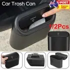 1/2X Universal Car Trash Bin Can Auto Waste Garbage Dust Dustbin Box Case Holder