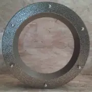 PORTHOLE FOR DOORS phi 350 mm "Old Gold"